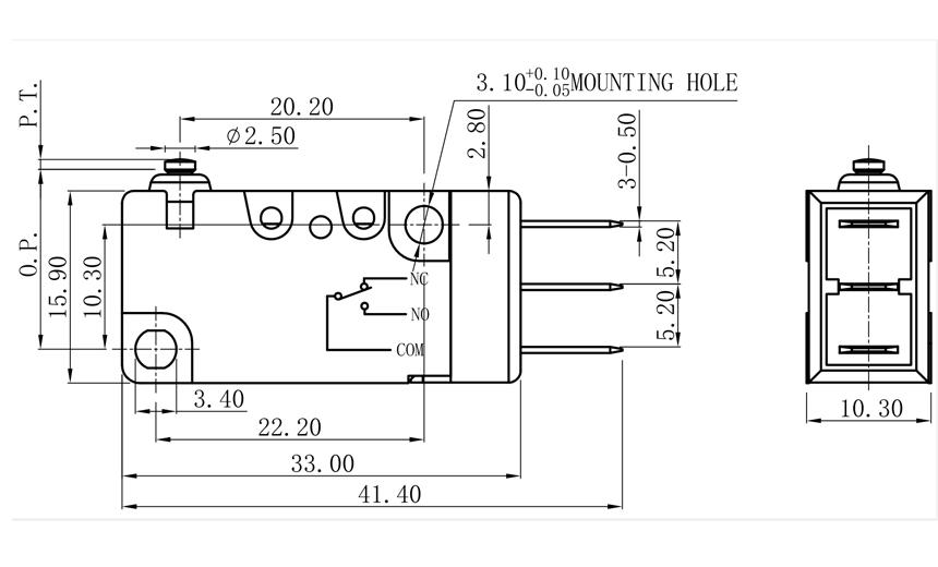 waterproof micro switch 12v